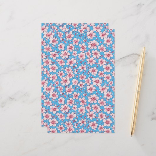 Waldgeflüster Briefpapier (Vorderseite/Rückseite Beispiel)
