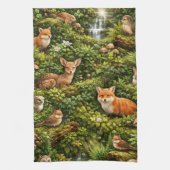 Waldgeflüster Geschirrtuch (Vertikal)