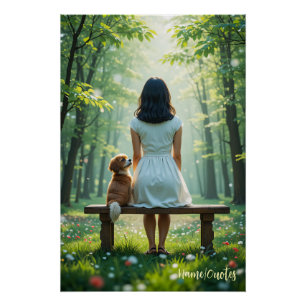 Waldgeflüster – Ruhe unter dem Sonnenlicht Poster