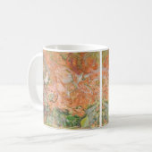 Waldgeist / Fee Original Kunst Orange Kaffeetasse (Vorderseite Links)