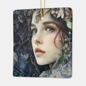 Waldgeist Keramikornament (Links)