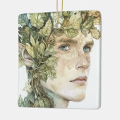 Waldgeist Keramikornament (Links)