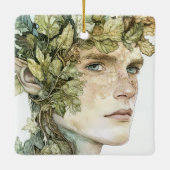 Waldgeist Keramikornament (Rückseite)