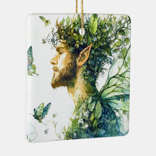Waldgeist Keramikornament (Rechts)