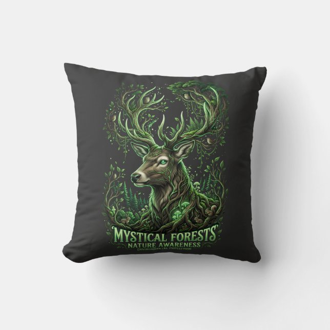 Waldgeist Kissen (Vorderseite)