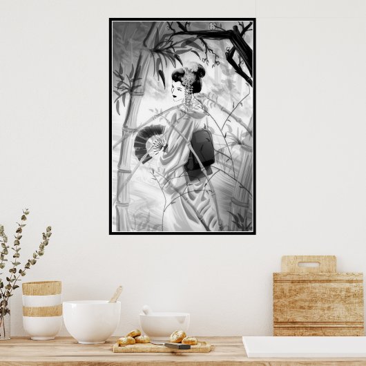 Waldgeist Poster (Küche)