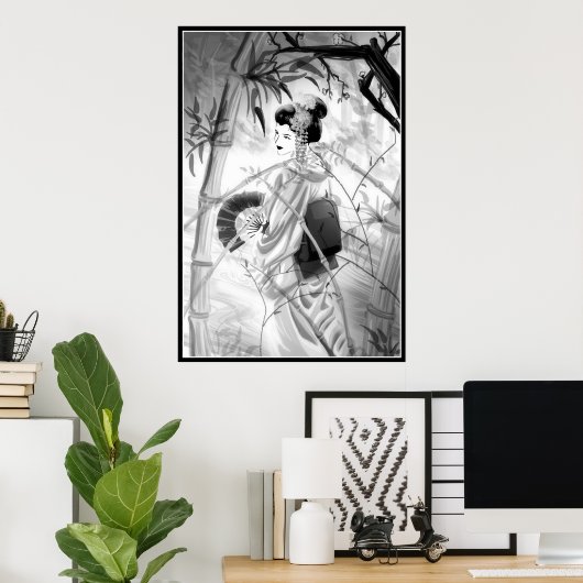 Waldgeist Poster (Heimbüro)