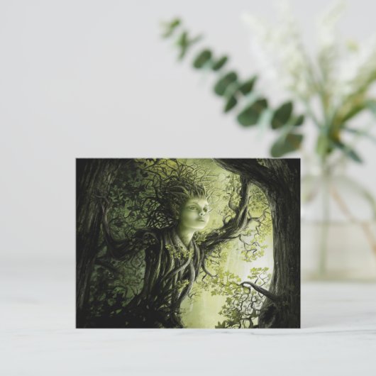 Waldgeist Postkarte (Stehend Vorderseite)