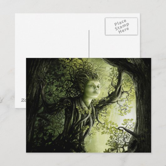 Waldgeist Postkarte (Vorne/Hinten)