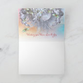 "Waldgeist: Winter" Deluxe-Feiertagskarte Feiertagskarte (Innenseite)