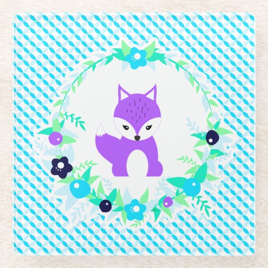 Waldgeschichte Glasuntersetzer (Vorderseite)