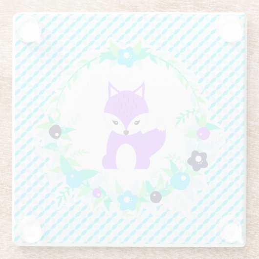 Waldgeschichte Glasuntersetzer (Rückseite)