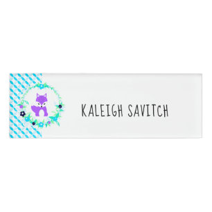 Waldgeschichte Namenschild