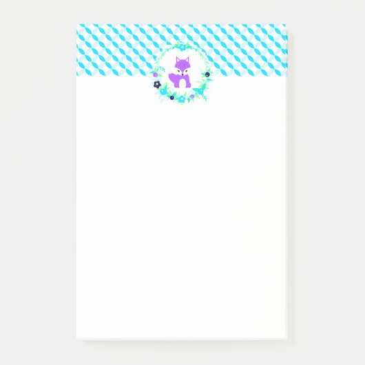 Waldgeschichte Post-it Klebezettel (Vorderseite)