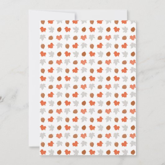 Waldgeschöpf-Babyparty danken Ihnen, Gedicht zu Dankeskarte (Rückseite)