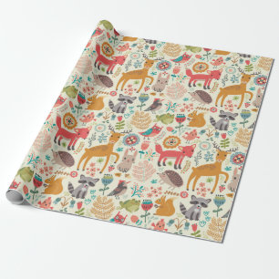 Waldgeschöpf-Packpapier - Lech Geschenkpapier