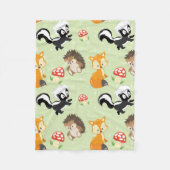 Waldgeschöpfunisexbaby-Fleecedecke Fleecedecke (Vorderseite)