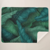 Waldgestaltung Inspiriert Kissen Sherpadecke (Vorderseite (Horizontal))