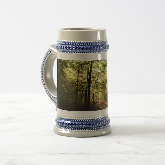 Waldglasur Bierglas (Vorderseite Links)
