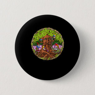 Waldgnom Cottagecore Goblincore Fairycore Button