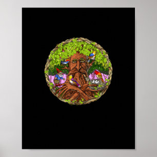 Waldgnom Cottagecore Goblincore Fairycore Poster