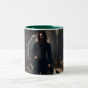 Waldgnom-Tasse Zweifarbige Tasse