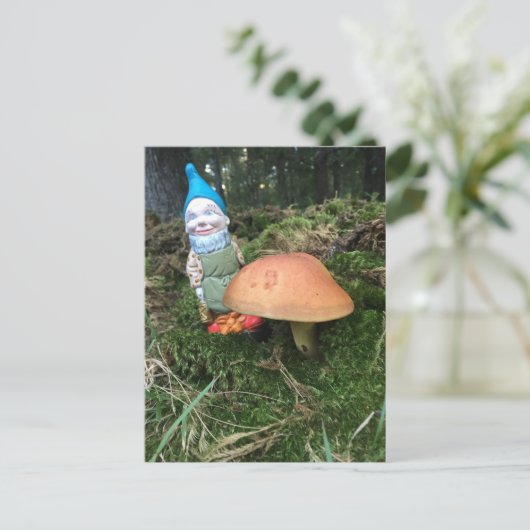 Waldgnome Postkarte (Stehend Vorderseite)