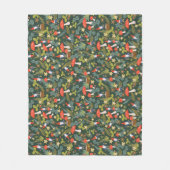 Waldgnome und Pilze Fleecedecke (Vorderseite)