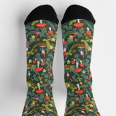 Waldgnome und Pilze Socken (Oben)