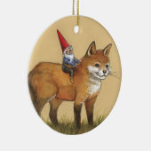 WaldGnome und roter Fox Keramikornament (Rechts)