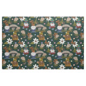 Waldgnomen Pilze und Schmetterlinge Stoff (Yard (91,4 cm))