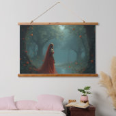 Waldgöttin Wandteppich Mit Holzrahmen (Schlafzimmer)