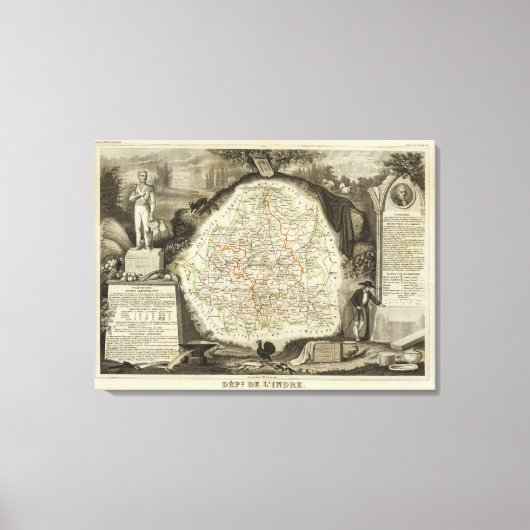 Waldgrenzen Leinwanddruck (Vorderseite)