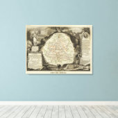 Waldgrenzen Leinwanddruck (Insitu (Holzboden))