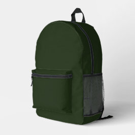 Waldgrün Bedruckter Rucksack