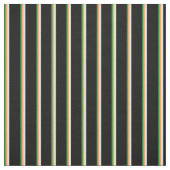 Waldgrün, braun, hellzyanisch und schwarze Linien Stoff (Muster)