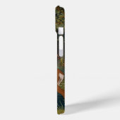 Waldgrün-Design: Boho-Rustikal-Hirsch Case-Mate iPhone Hülle (Rückseite / Links)