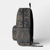 Waldgrün Digital-Tarnmuster Bedruckter Rucksack (Rechts)