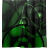 Waldgrün Duschvorhang (Vorderseite)