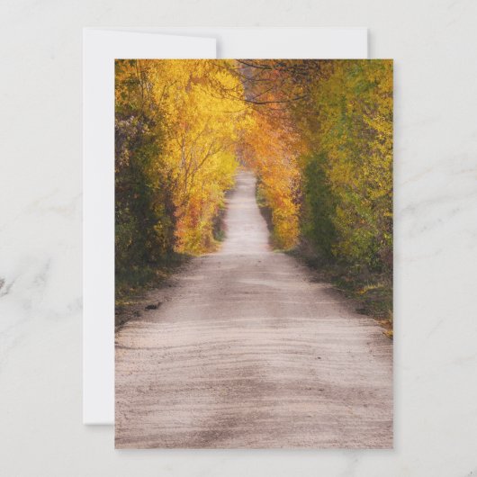 Waldgrün Feier des Lebens Beerdigung Foto Einladung (Rückseite)