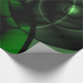 Waldgrün Geschenkpapier (Ecke)