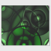 Waldgrün Geschenkpapier (Flach)