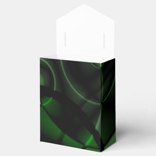 Waldgrün Geschenkschachtel (Geöffnet)