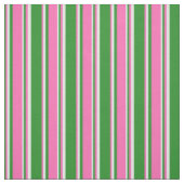 Waldgrün, heiß rosa und hellzyanisches Muster Stoff (Muster)