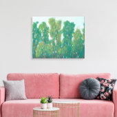 Waldgrün II Leinwanddruck (Insitu (Wohnzimmer))