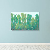 Waldgrün II Leinwanddruck (Insitu (Holzboden))
