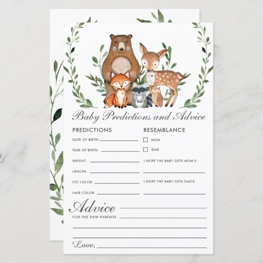 Waldgrün Kindervorhersagen & Advice Dusche (Vorne/Hinten)