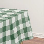 Waldgrün klassisch Gingham Karo Tischdecke (Beispiel)