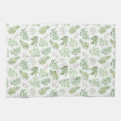 Waldgrün kopieren geschirrtuch (Horizontal)