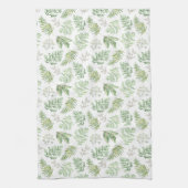 Waldgrün kopieren geschirrtuch (Vertikal)